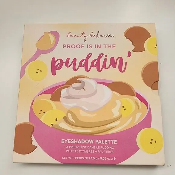 BEAUTY BAKERIE PREOOF IS IN PUDDIN EYESHADOW PALETTE MATTE SHIMMER NEUTRAL 9 PAN - Picture 2 of 5